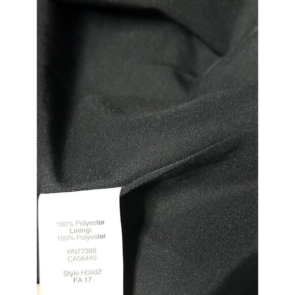 J Crew Dress Womens XXS Black White Polka Dot Long Sleeve Button Down Front - Picture 9 of 11